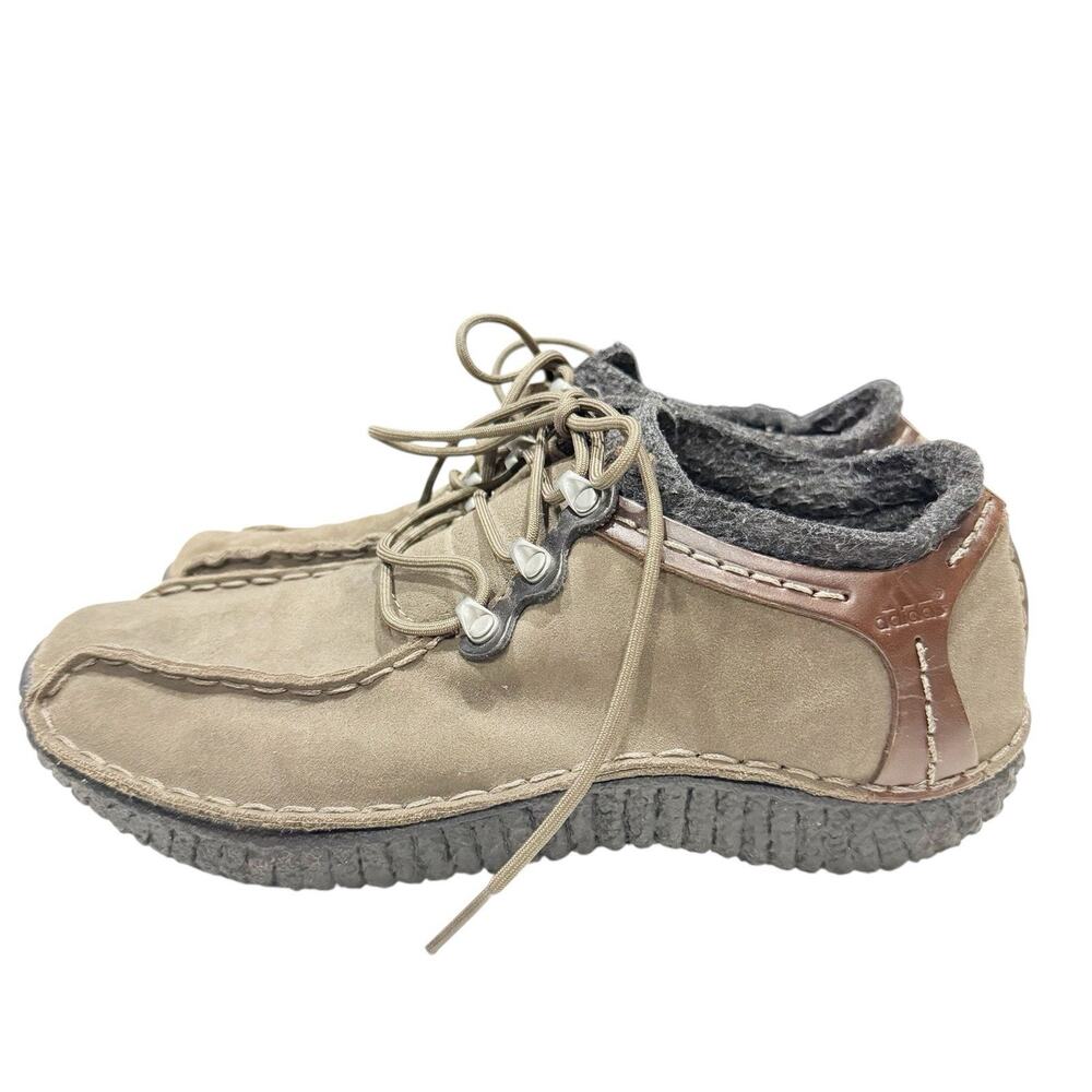 Adidas Anzo Low Brown Suede Moccasin Style Size 8